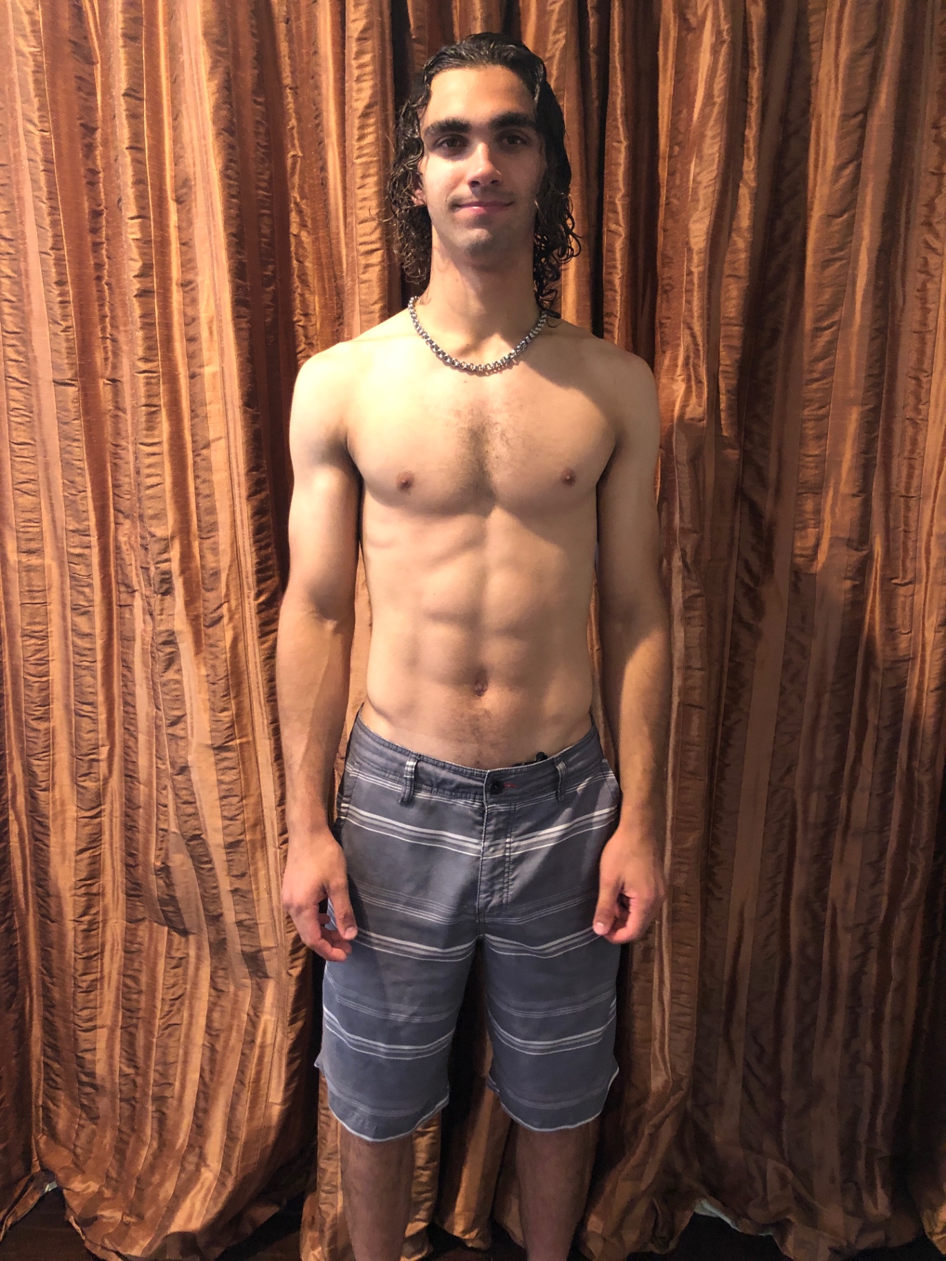 Tyler Ganus before his physical and mental transformation